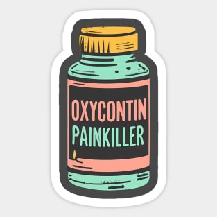 Oxycontin Painkiller Sticker